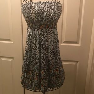 Strapless sun dress